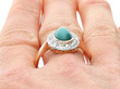 Edwardian turquoise ring 