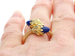 Lapis Lazuli Yellow Gold Ring