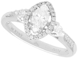 Vintage Marquise Diamond Halo Ring