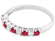 Ruby and Diamond Eternity Ring