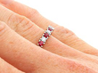 Ruby and Diamond Eternity Ring Wearing