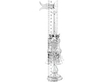 20th Century Silver Spice Tower Size