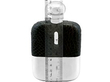 Luxury Hip Flask Silver and Crocodile Skin