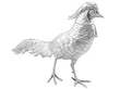 Large Silver Pheasant Sugar Boxes 
