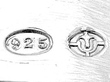 Large Silver Pheasants Hallmarks