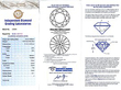 Single Diamond Drop Earrings Certificate