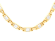 18ct Yellow Gold Multi Diamond Necklace for Sale