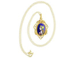 Edwardian Enamel and Gold Pendant for Sale