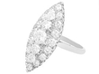 Vintage Marquise Shaped Diamond Cluster Ring