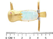  Vintage Opal Bird Brooch for Sale Size