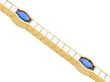 Diamond and Sapphire Bracelet