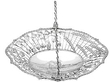 Georgian oval silver basket for sale