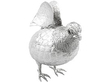 antique partridge sugar box in silver