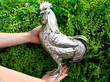 silver cockerel sugar box for sale outside
