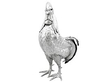 silver cockerel sugar box for sale