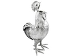 silver cockerel sugar box for sale