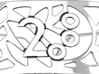 Set of 18 Silver Napkin Rings Detail