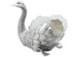 Antique Glass Swan Dish