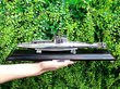 Antique Silver Submarine Ornament Outside