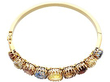 1900s Antique Gold and Gemstone Bangle for Sale