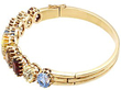 Antique Gold and Gemstone Bangle for Sale 1900s