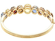 Antique Gold and Gemstone Bangle for Sale