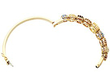 Antique Gold and Gemstone Bangle for Sale Open