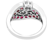 Vintage Retro Ruby and Diamond Ring for Sale