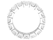 1950s Eternity Ring in 18k White Gold for Sale UK