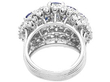 Vintage 5 Carat Sapphire Ring with Diamonds