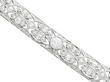sapphire and diamond bracelet in platinum art deco