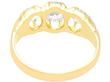 Victorian diamond trilogy ring in yellow gold