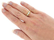 Victorian trilogy ring in 18k yellow gold