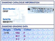Diamond grade size o eternity ring 