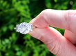 Old Cut Diamond Solitaire Ring Outside