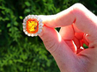 Fire Opal Engagement Ring