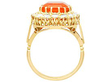 Fire Opal Engagement Ring