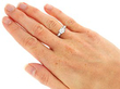 0.95 carat Diamond Engagement Ring Wearing