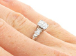 0.95 carat Diamond Engagement Ring Wearing