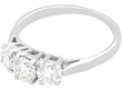 18k White Gold Trilogy Ring