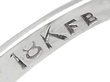 18k White Gold Diamond Ring Hallmarks