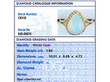 Cabochon Opal Ring in Yellow Gold for Sale Grading