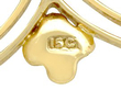 Pearl Peridot Pendant in Yellow Gold for Sale Hallmark