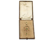 Pearl Peridot Pendant in Yellow Gold for Sale Boxed