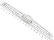 1920s art deco diamond bracelet for sale size