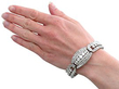 1920s art deco diamond bracelet for sale wearing