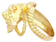 Vintage Gold Crocodile Ring for Sale