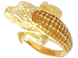 Vintage Gold Crocodile Ring for Sale