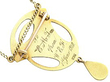 Art Nouveau Enamel Pendant in Gold