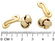 Vintage Knot Cufflinks for Sale Ruler